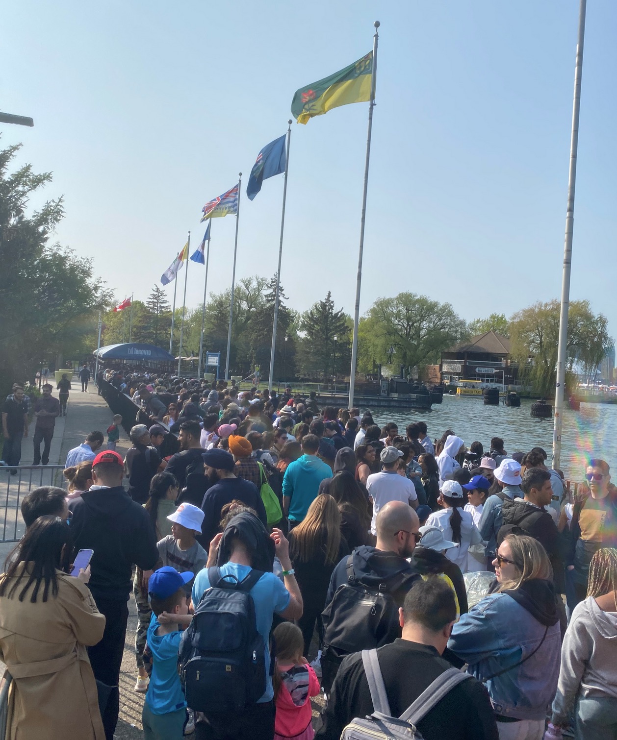 Toronto Island Ferry Queue